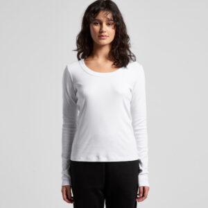 AS Colour Wo's Organic Rib L/S Tee 4075
